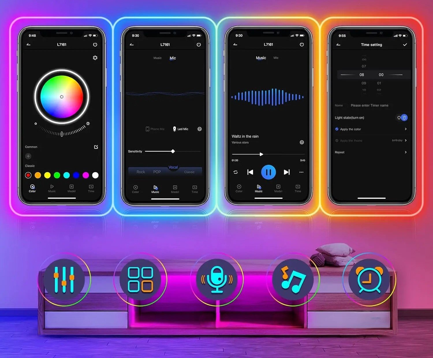 Bande lumineuse LED | SmartAmbiance - Mon Univers - Mes Lumières