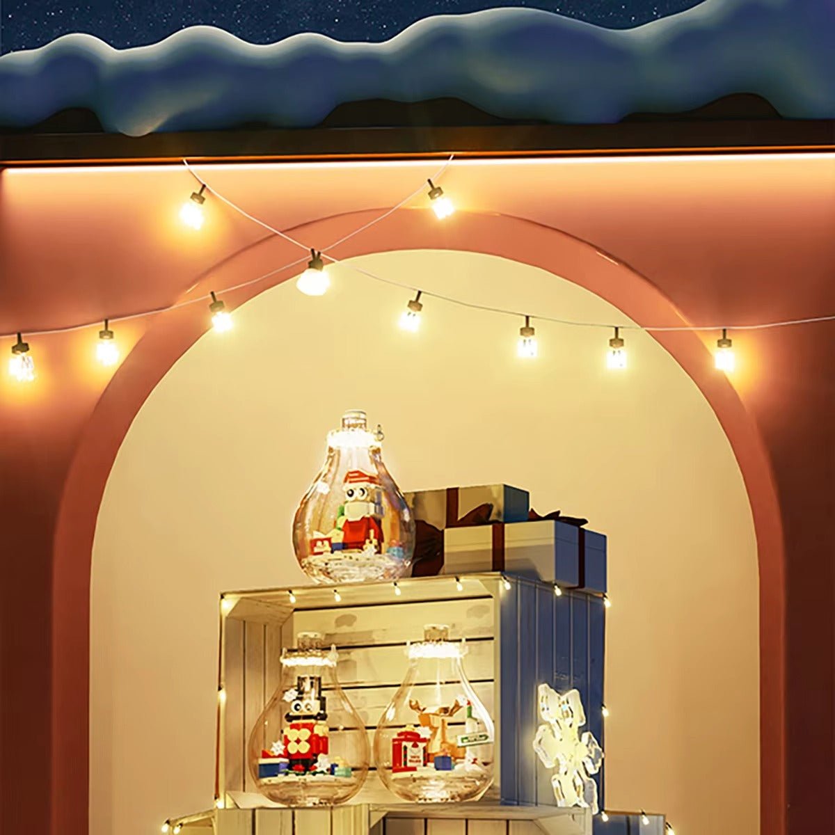 Lampe boule de Noël lumineuse | Féerique - Mon Univers - Mes Lumières