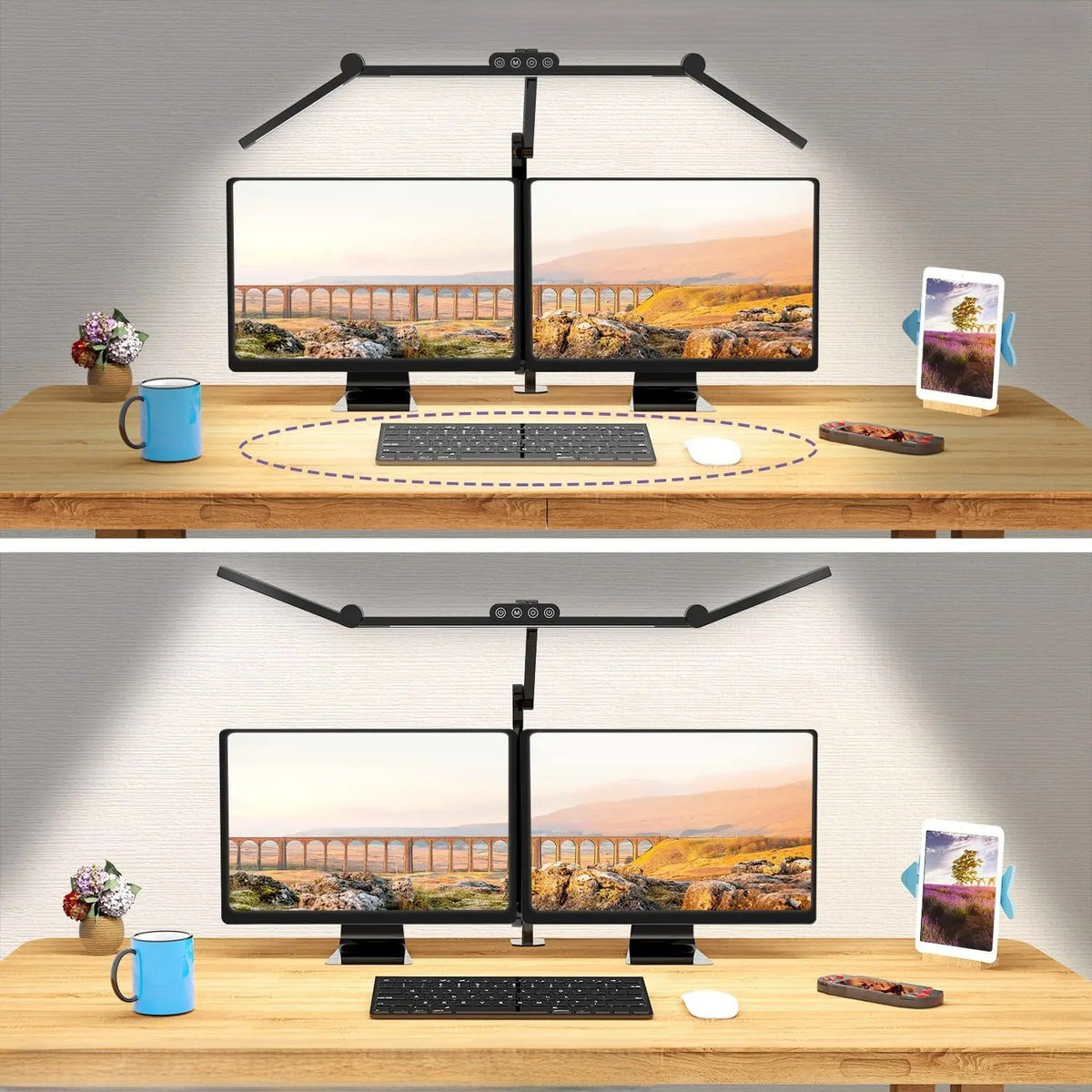 Lampe de Bureau LED | Bras Articulé Anti-Fatigue Oculaire