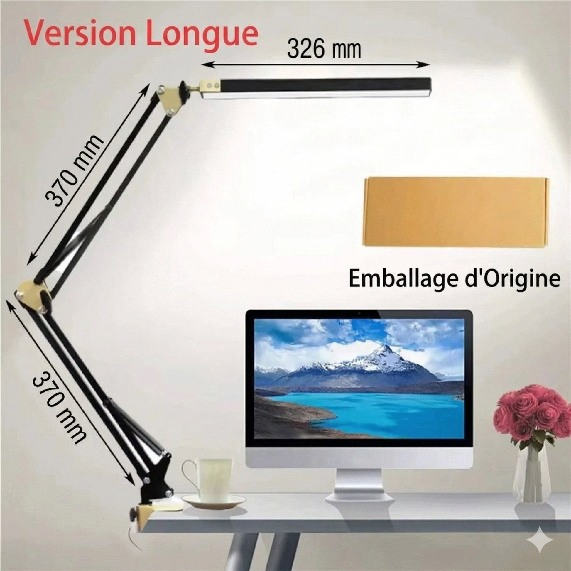 Lampe de bureau LED | Réglable - Mon Univers - Mes Lumières