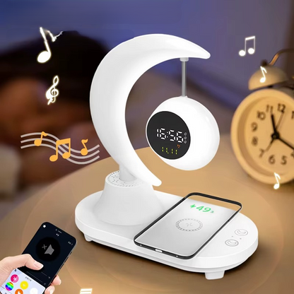 Lampe de chevet design | avec chargeur sans fil PowerLight