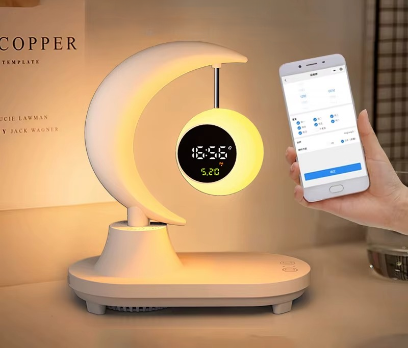Lampe de chevet design | avec chargeur sans fil PowerLight