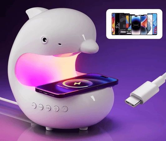 Lampe de chevet | Dauphin 3 - en - 1 RGB - Mon Univers - Mes Lumières