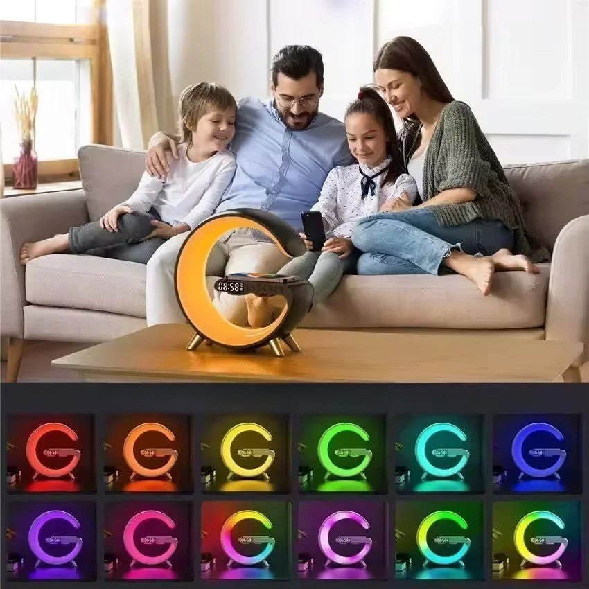 Lampe de chevet LED intelligente | Multifonction avec chargeur sans - fil - Mon Univers - Mes Lumières