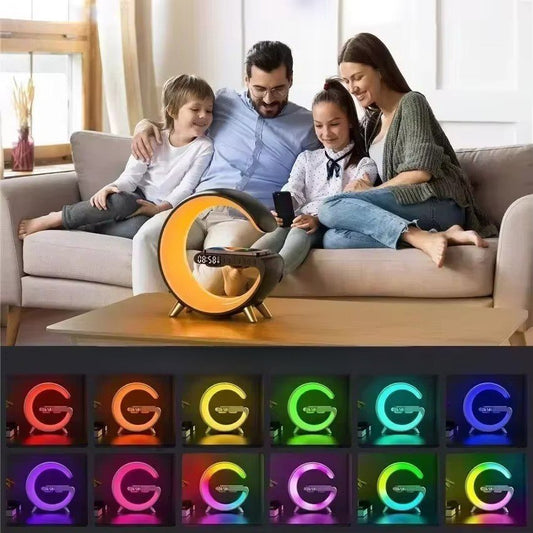 Lampe de chevet LED intelligente | Multifonction avec chargeur sans - fil - Mon Univers - Mes Lumières