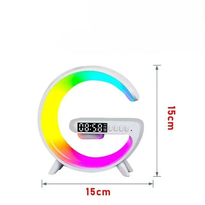 Lampe de chevet LED intelligente | Multifonction avec chargeur sans - fil - Mon Univers - Mes Lumières