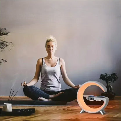 Lampe de chevet LED intelligente | Multifonction avec chargeur sans - fil - Mon Univers - Mes Lumières