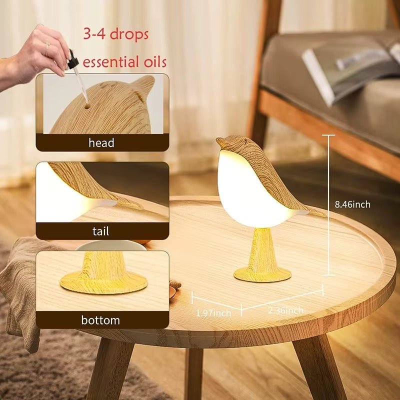 Lampe de chevet tactile | Oiseau Zen - Mon Univers - Mes Lumières