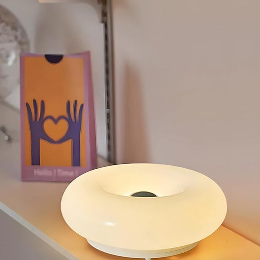 Lampe Donut - ZenAura™ - Blanc - Mon Univers - Mes Lumières
