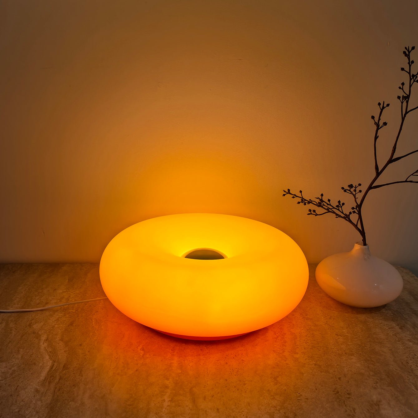 Lampe Donut - ZenAura™ - Orange - Mon Univers - Mes Lumières