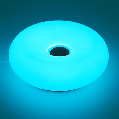 lampe de table donut bleu