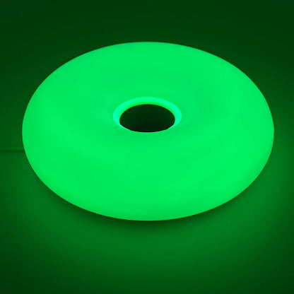 lampe de table donut verte