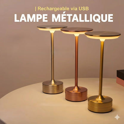 Lampe LED Portable Sans Fil design noir mat élégant — Mon Univers - Mes Lumières