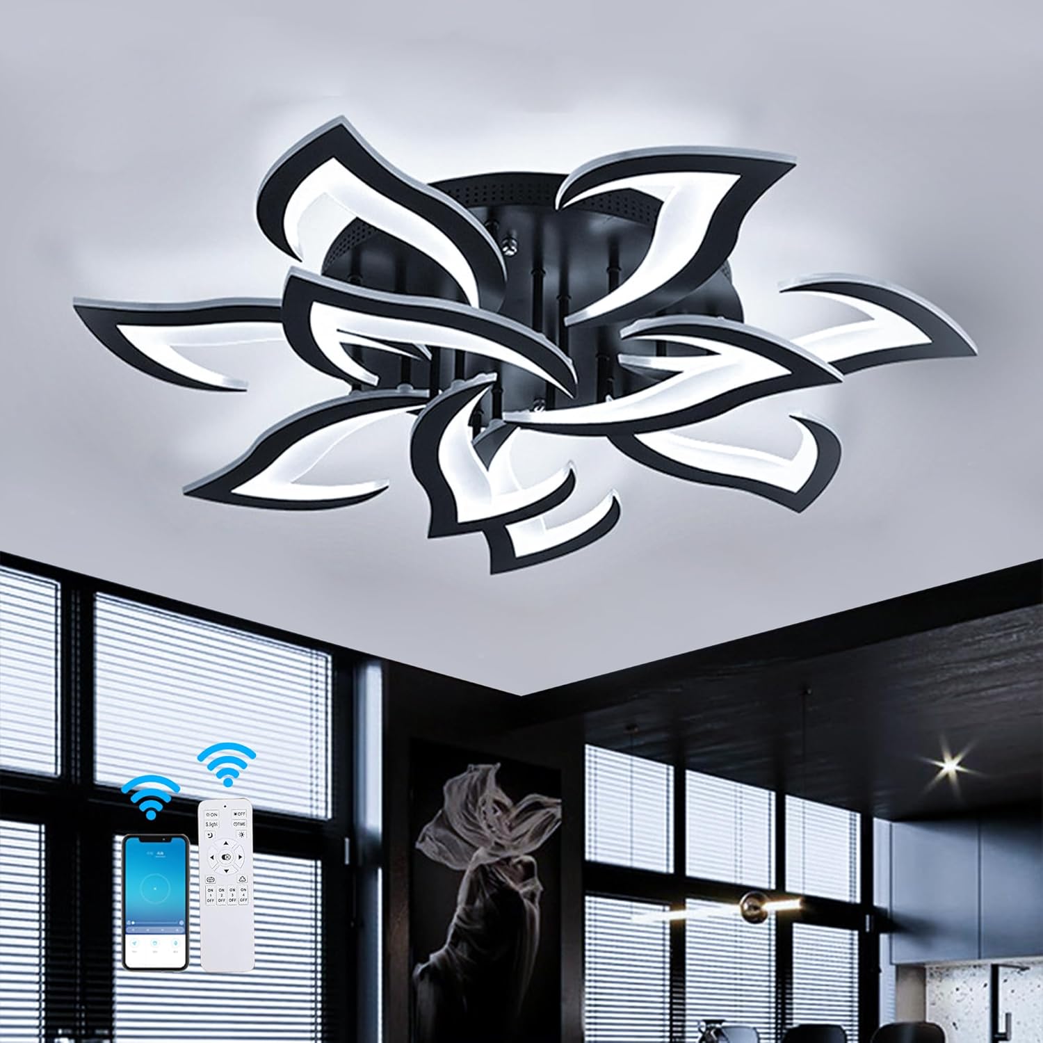 Lustre - IrisShine™ - Noir - Mon Univers - Mes Lumières