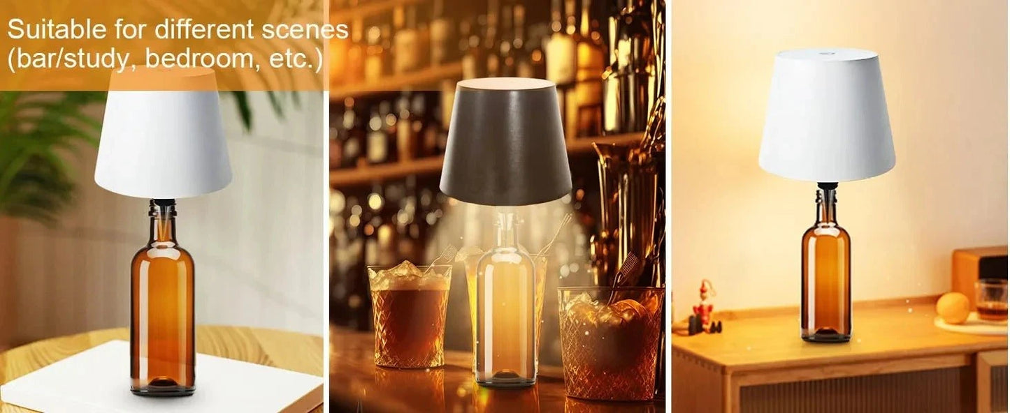 Lampe Eco-Touch Bouteille Design recharge USB câble inclus — Mon Univers - Mes Lumières