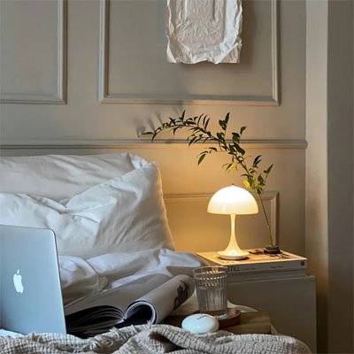 Lampe champignon | Design Éco-responsable