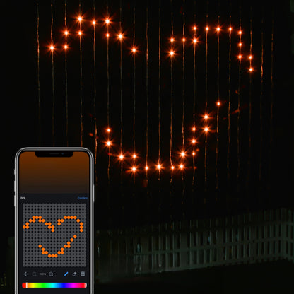 Rideau lumineux Led intelligent guirlande | ColorSync