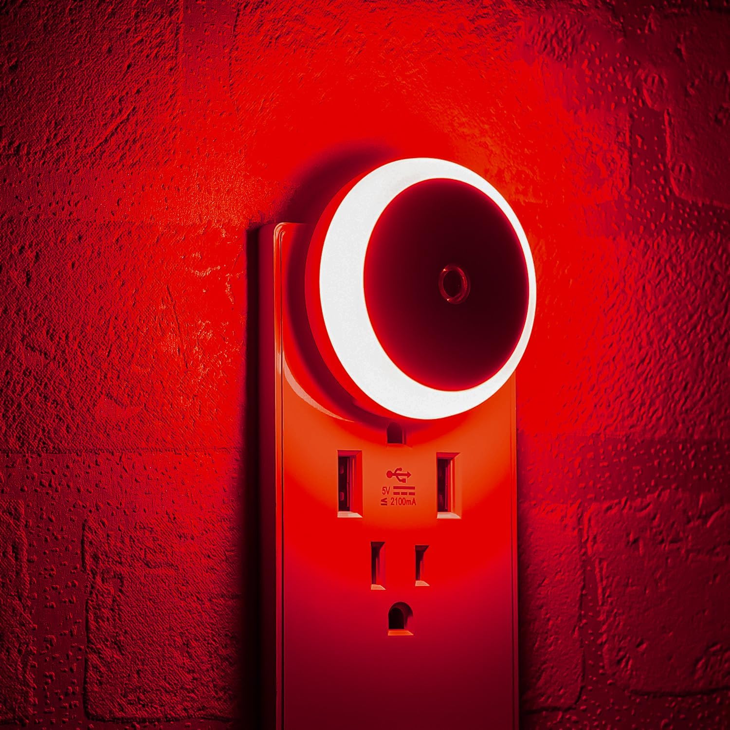 Veilleuse LED - SoftGlow™ - Rouge - Mon Univers - Mes Lumières