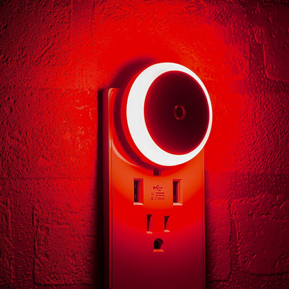 Veilleuse LED - SoftGlow™ - Rouge - Mon Univers - Mes Lumières