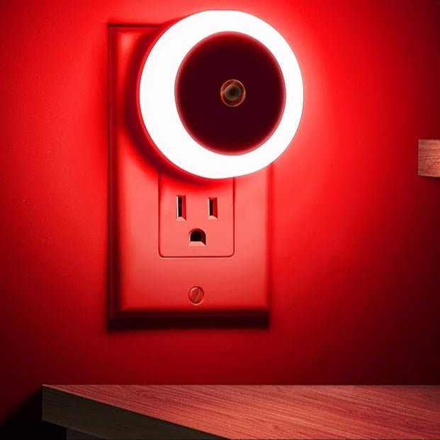 Veilleuse LED - SoftGlow™ - Rouge - Mon Univers - Mes Lumières
