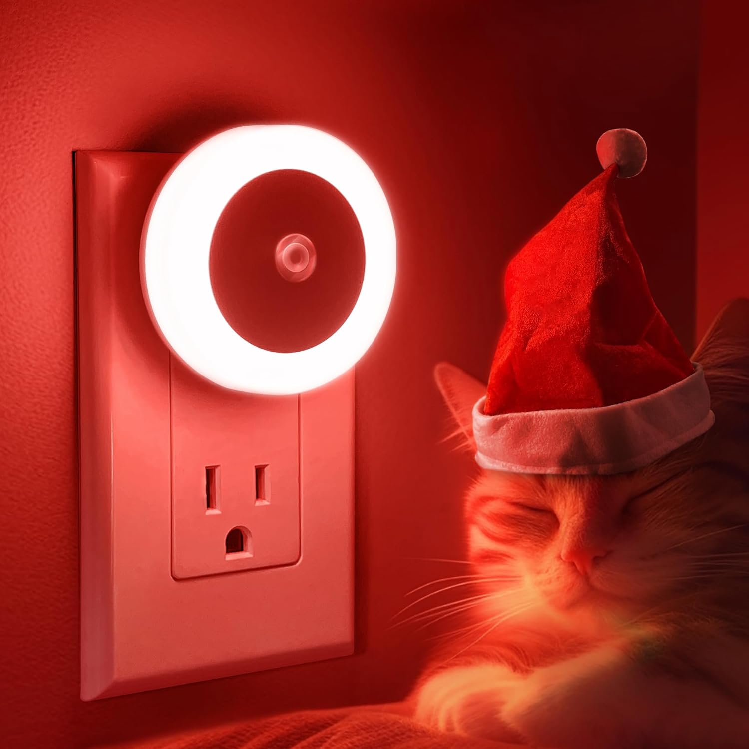 Veilleuse LED - SoftGlow™ - Rouge - Mon Univers - Mes Lumières