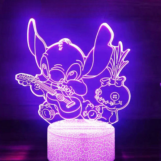Veilleuse LED - StitchDream™ - Guitarise - Mon Univers - Mes Lumières