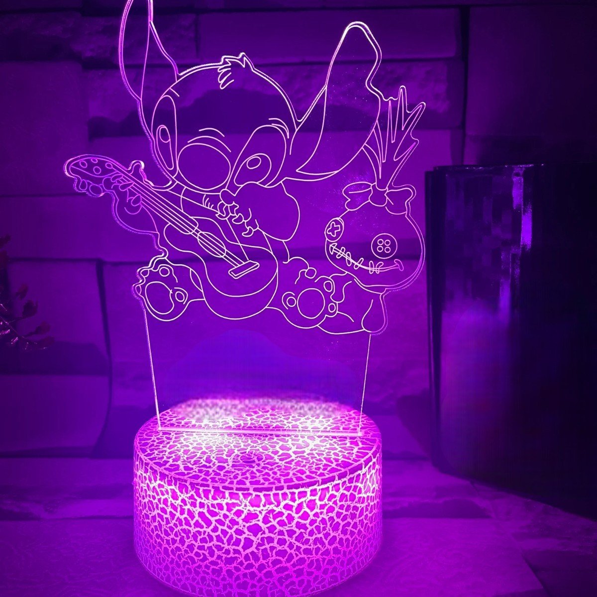 Veilleuse LED - StitchDream™ - Guitarise - Mon Univers - Mes Lumières