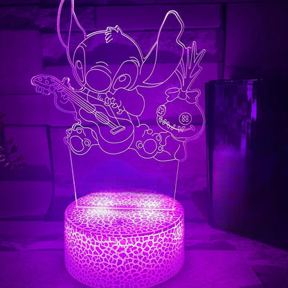 Veilleuse LED - StitchDream™ - Guitarise - Mon Univers - Mes Lumières