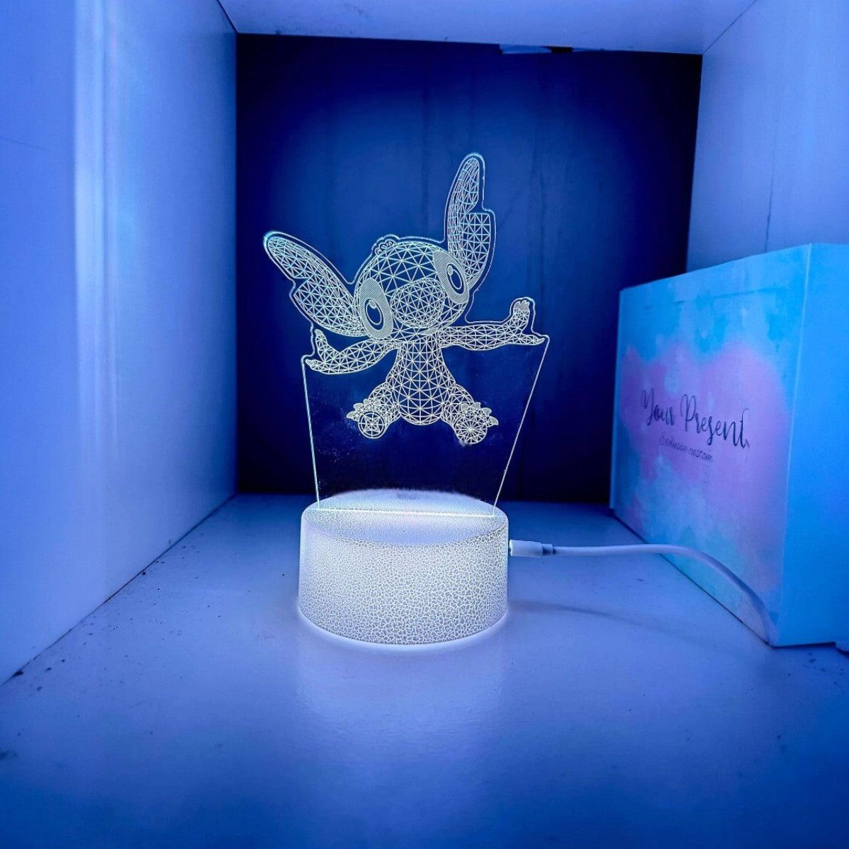 Veilleuse LED - StitchDream™ - Maillage 3D - Mon Univers - Mes Lumières